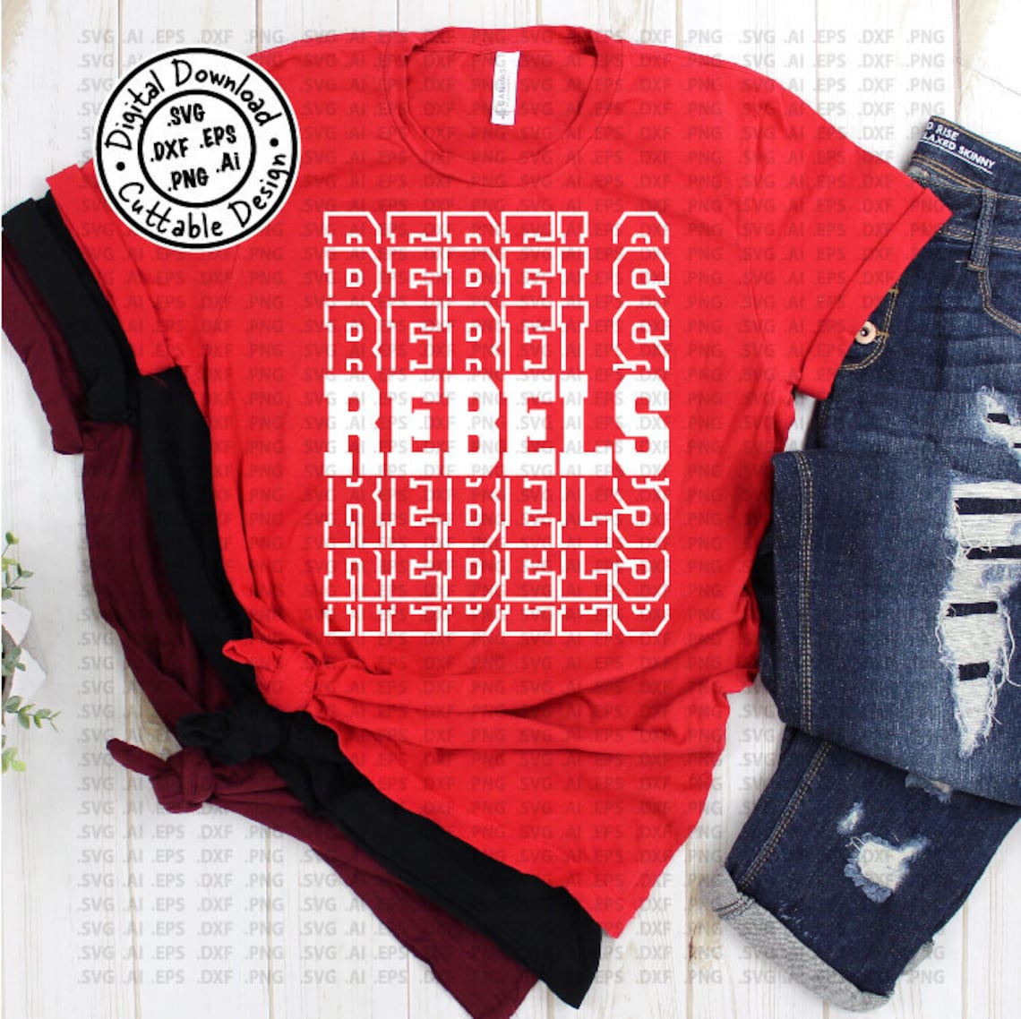 Rebels SVG Cut File Rebels Team Svg Vector .ai .eps .dxf .png - Etsy