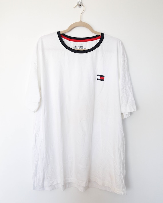 Vintage Tommy Hilfiger tee, white t-shirt, vintag… - image 2