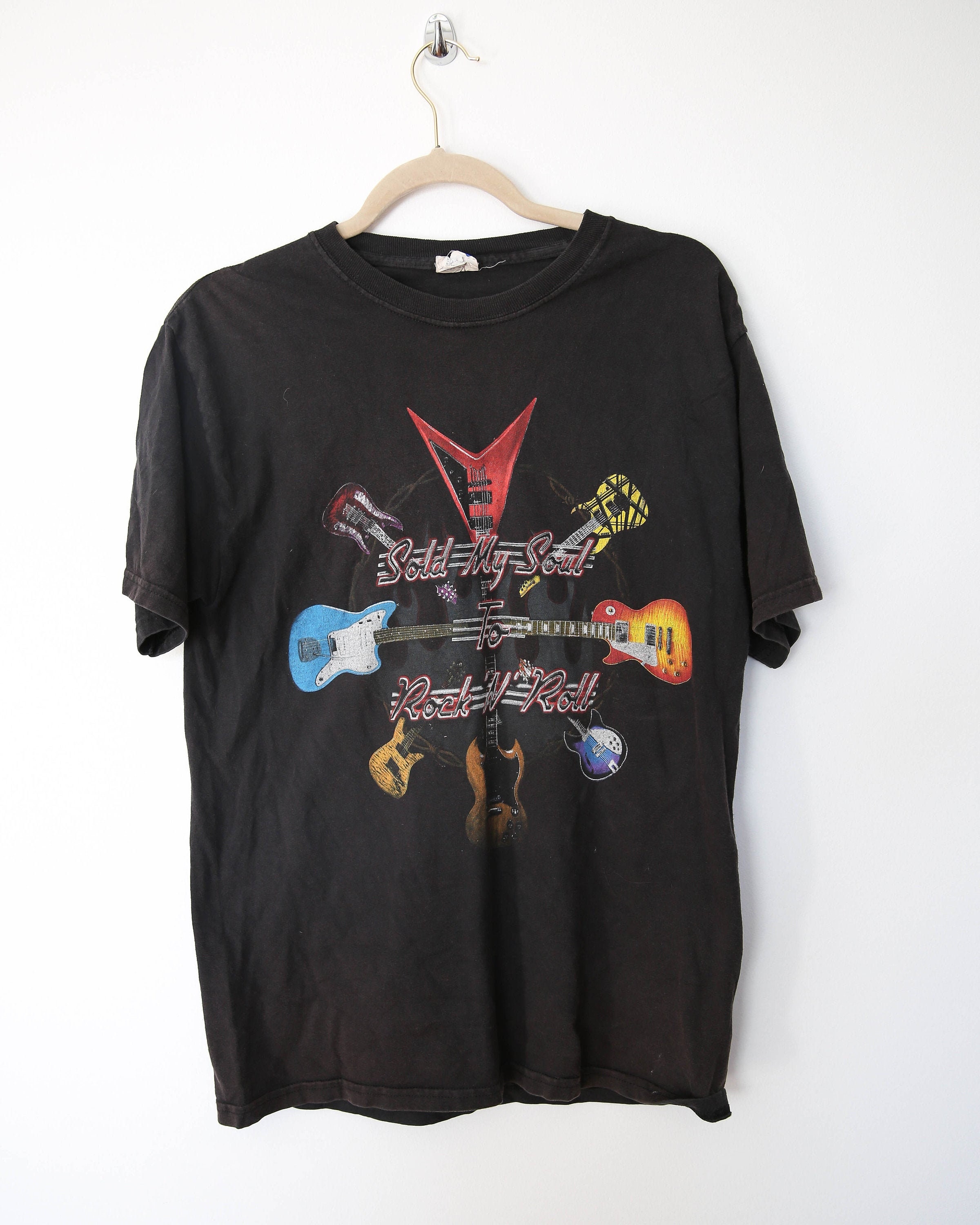 Rock N Roll T-shirt Vintage T-shirt Tee Mens Etsy
