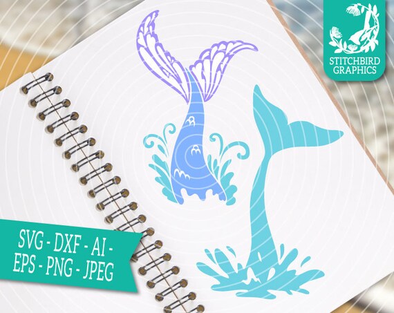 Download Mermaid Tail Bundle Svg Instant Download Commercial Use Etsy