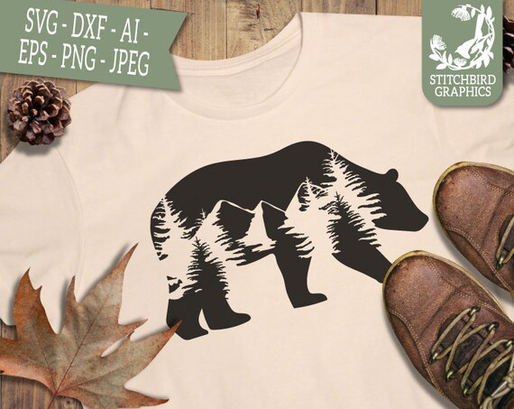 Free Free 64 Mountain Range Bear Svg SVG PNG EPS DXF File