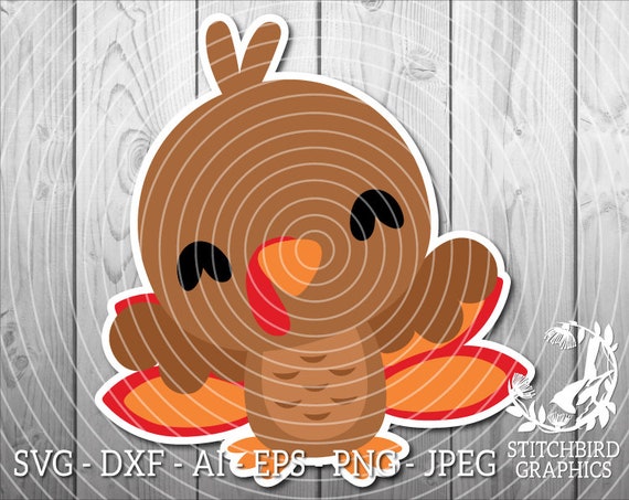 Download Cute Baby Turkey Svg Dxf Instant Download Stitchbird Graphics Etsy