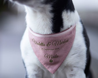 Dog bandana | Velvet | old pink