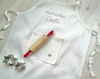 Children's apron personalized with name