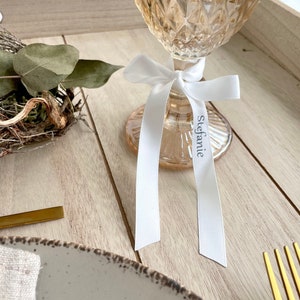 Boog gepersonaliseerd | voor de bruiloft | Tafeldecoratie | met naam