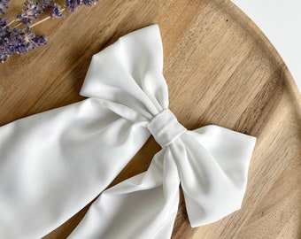 Hair bow for the bride | ivory | customizable