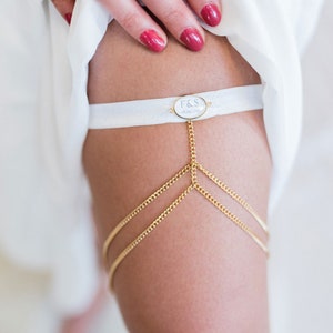 Kousenband mevrouw Katie | Goud