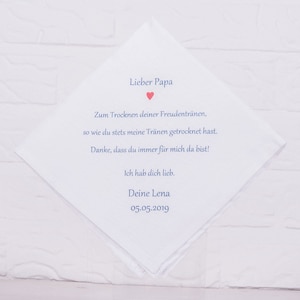 handkerchief dad - tears of joy