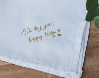 Taschentuch Happy Tears - Für die Freudentränen