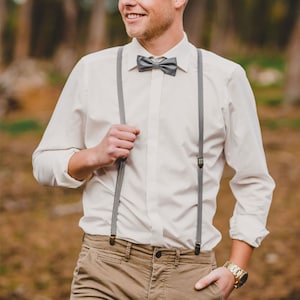 Men's Suspenders Narrow Anthrazit