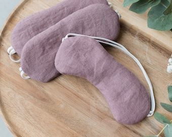 Linen sleeping mask with lavender