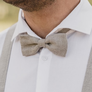 Men&#39;s bow tie | made of linen | various colors