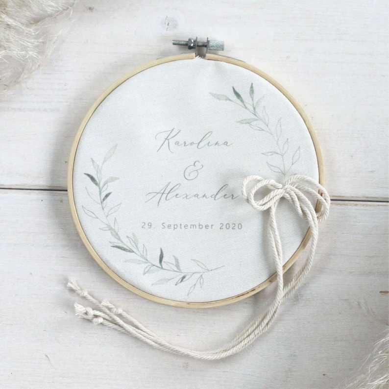 Ringkissen Alternative Vintage Stickrahmen