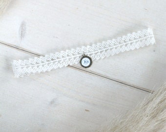 Garter Nelly | made of boho leaves lace