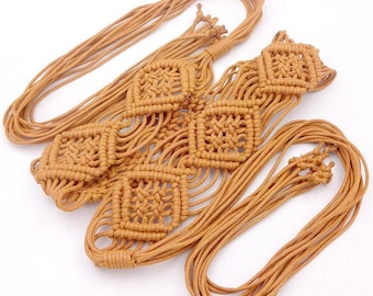 white Bohemian Macrame Belt,Festival belt, hippie belt, brown color boho belt, woven Macrame belt with tassels,Braided women's belt handmade