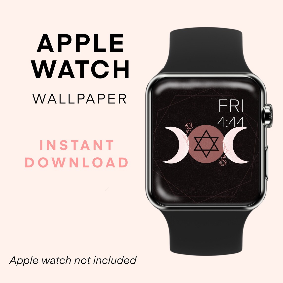 Apple Watch Wallpaper moon phase Print for Your Apple Watch Etsy