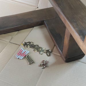 Rustic Corner Shelf, Reversible Corner Shelving, Handcrafted Pinewood storage and Organisation image 9
