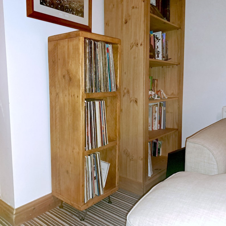 Customer image showing the vinyl storage unit using a photo filter