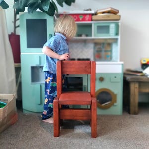 Handmade Child&#39;s Chair, Wooden Toddler&#39;s Seat, Unique Kid&#39;s Furniture