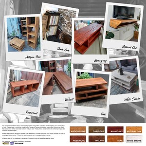 Image showing wood stain colour options