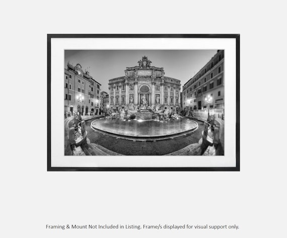 Rome Photography Print Rome Black and White Rome Wall Art | Etsy