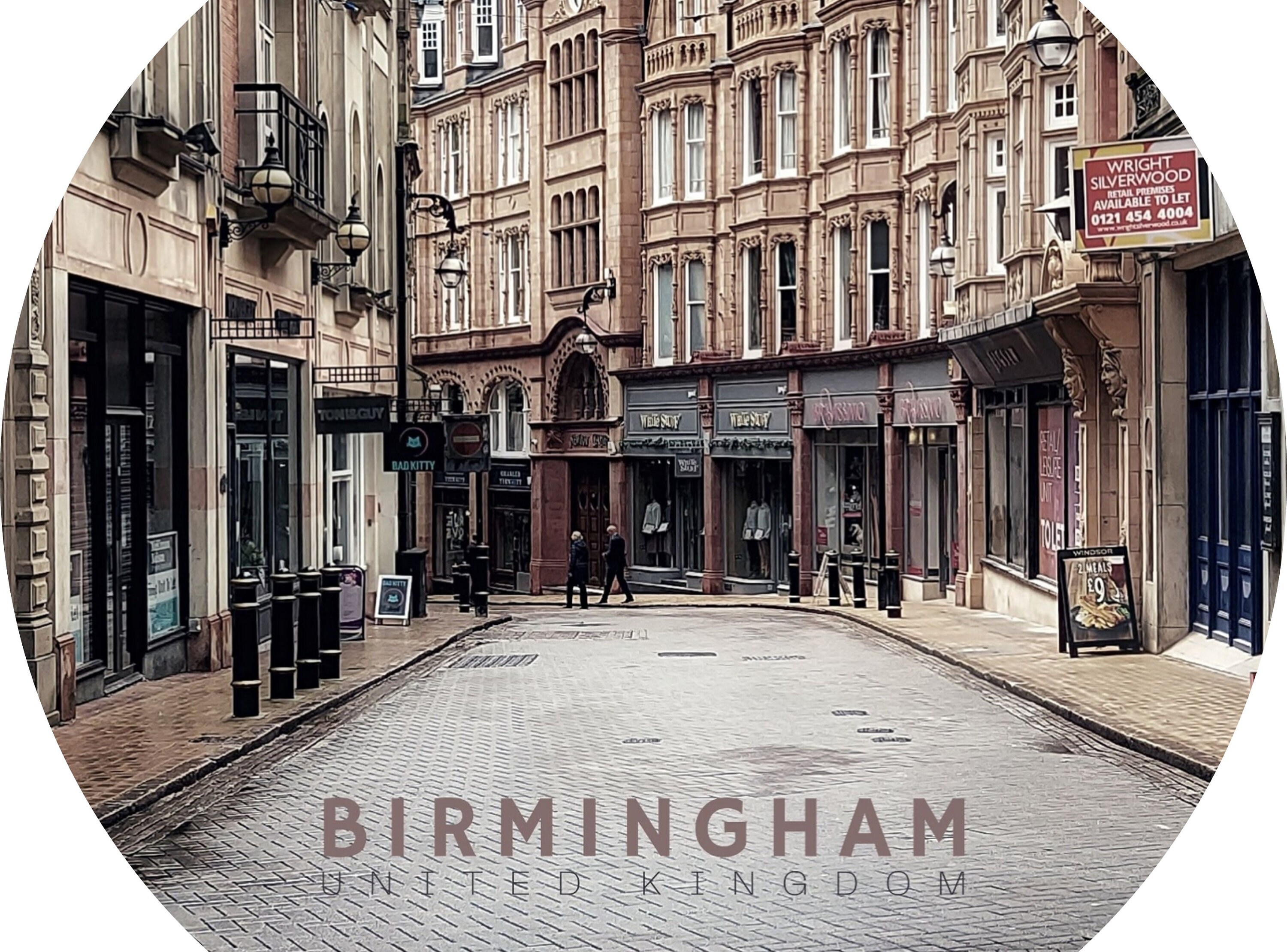 Birmingham Print Street Wall Art Birmingham Wall Art Etsy UK