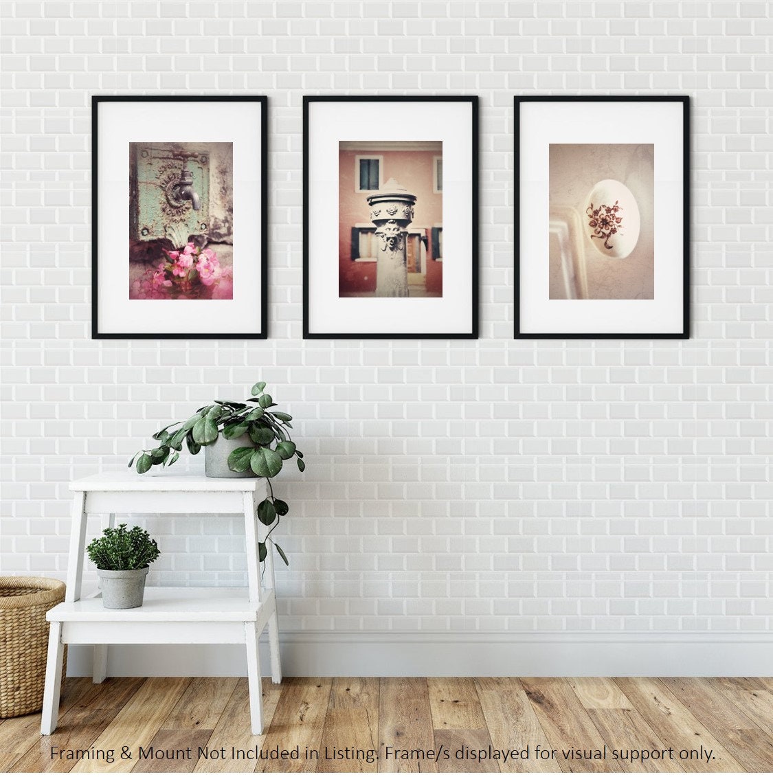 Bathroom Prints Set of 3 Bathroom Art Set Wall Art Faucet | Etsy