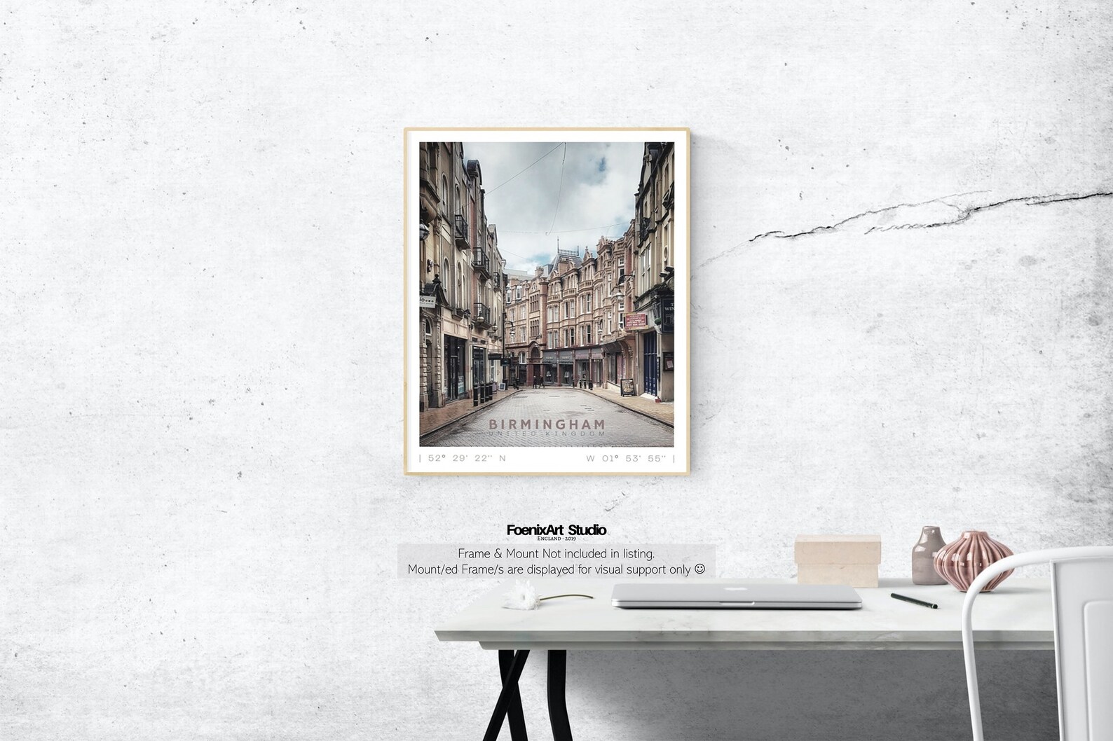 Birmingham Print Street Wall Art Birmingham Wall Art Etsy UK