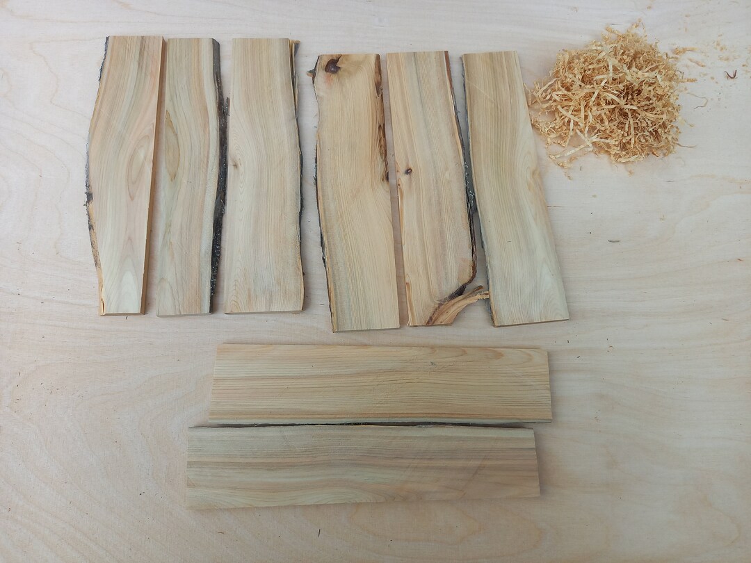 Juniper Wood Small Plank DIY Craft Supplies Juniperus Etsy