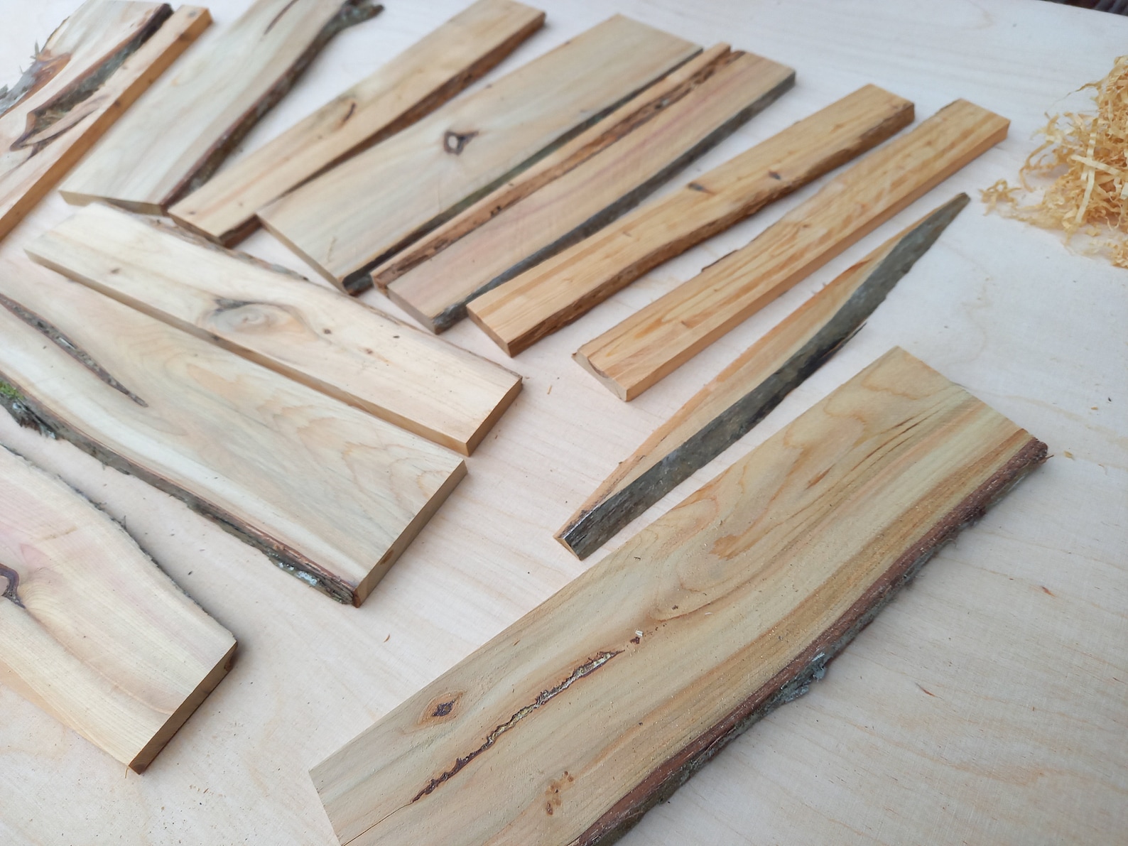 Juniper Wood Plank Decorative Craft Supplies Juniperus Etsy