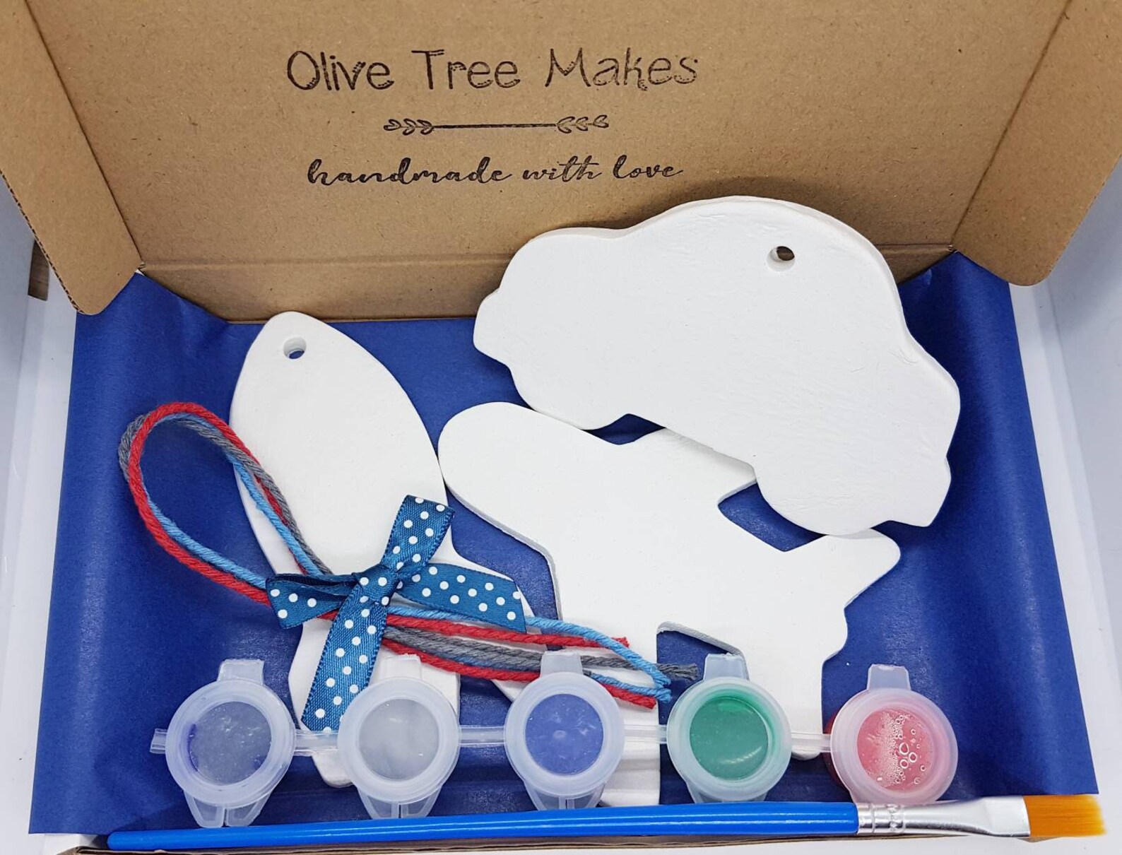 Children's DIY Craft Kit Paint Your Own Vehicle Car Etsy