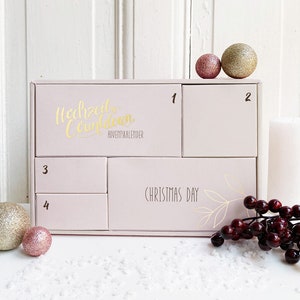 Advent calendar for the bride wedding with 5 doors for Advent - Limited Edition