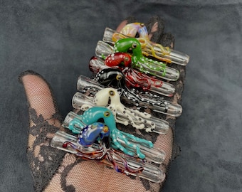 Octopus Finger Saver / Octopus Cigarette tip / tobacco use only / Hand made / Kawaii finger saver / Octopus finger saver