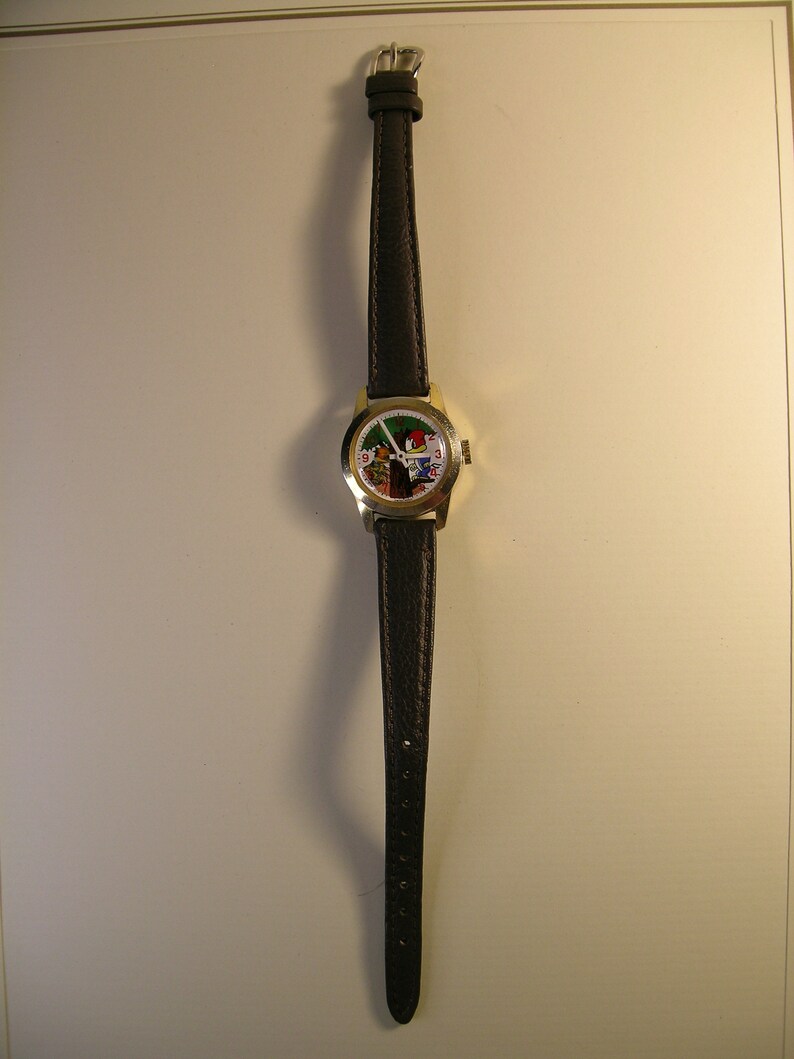 1970's Animated Woody Woodpecker Wrist Watch | Etsy