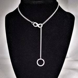 24/7 Discreet Locking Infinity Lariat Day Collar