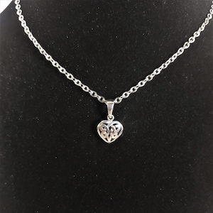 Celtic Heart Knot Discret 24/7 Locking Day Collar
