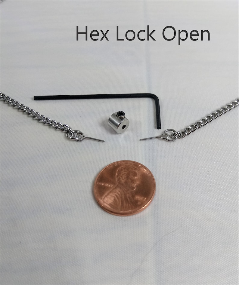 24/7 Ball Chain Locking Day Collar Etsy