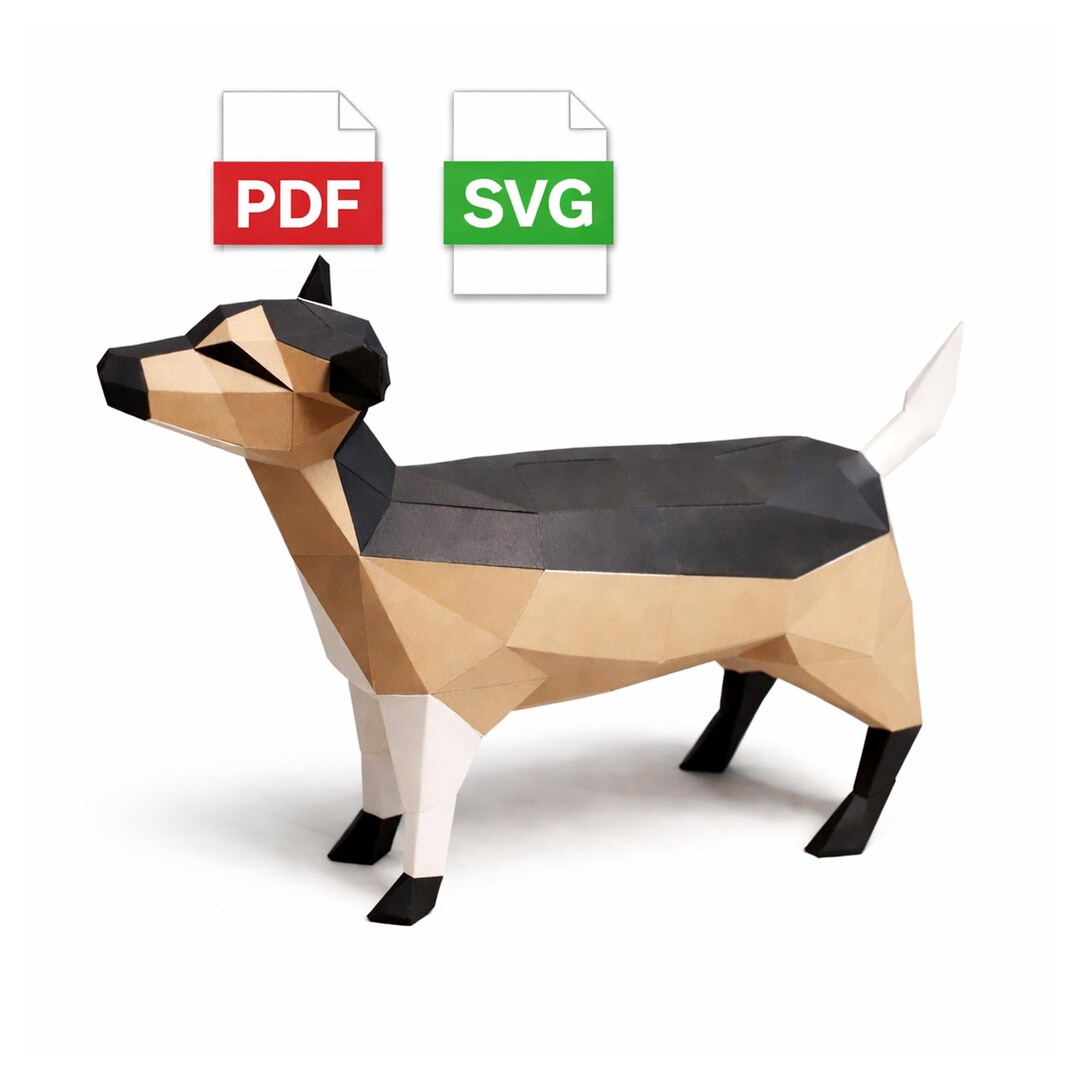 Goat Papercraft Low Poly Goat Femail Papercraft, 3D Model DIY (digital Download, PDF ...