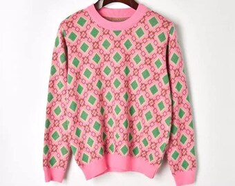 pink chanel crewneck