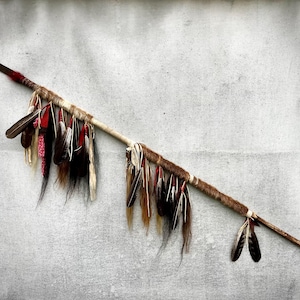 Plains Indian Trophy Lance – Handcrafted Reenactment Spear - Hand-Forged Steel & Traditional Materials