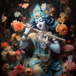 Lord Krishna: Göttliche Melodie der Liebe