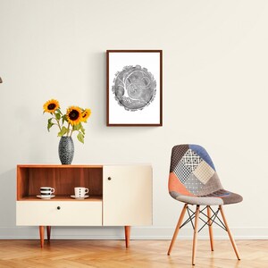Printable Tree of Life Tree ring print in 3 sizes image 4