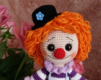 Patron au crochet Clown LEO "Allemand"