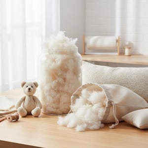 Pure Organic Kapok Filling,Very Soft ,Eco-Friendly ,Bio-degradeable Safe For Soft Toys, Pillows, Cushions, Zabutons. & more Free UK Delivery