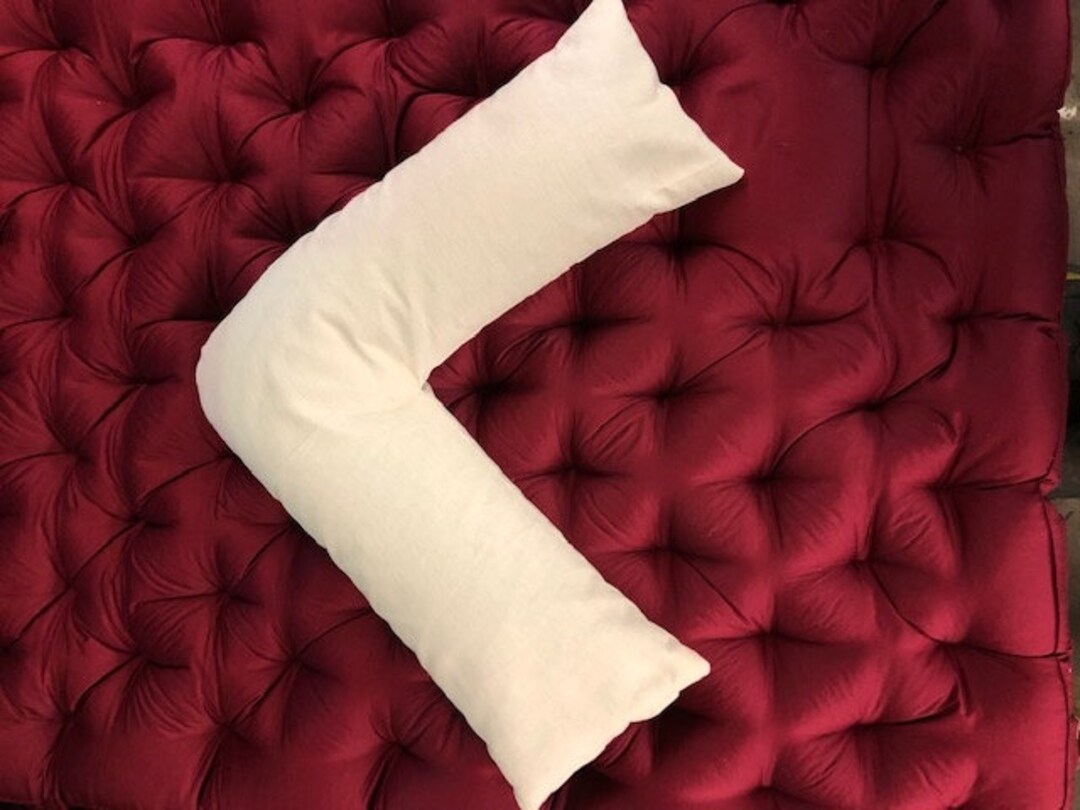 Orthopaedic V Shaped Support Pillow , Buckwheat Husk Filled, Free P&p Etsy