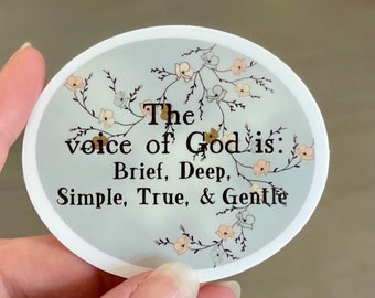 The Voice of God Sticker