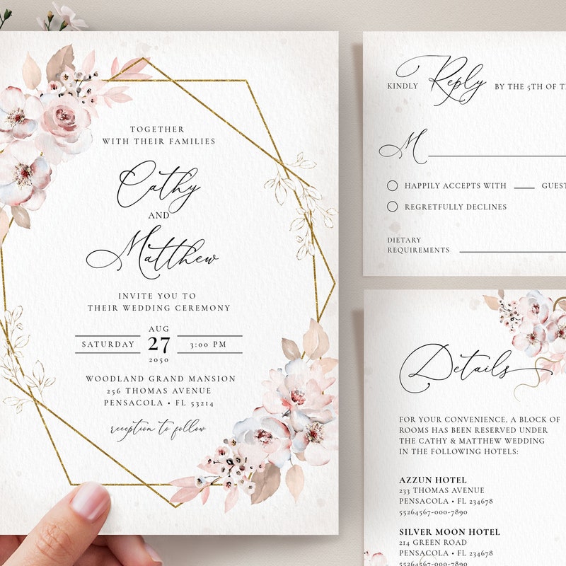 Rustic Invitation Etsy