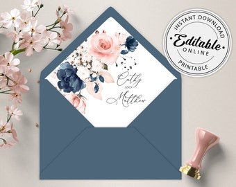 Wedding envelopes Blue envelope liners French blue envelope liner Wedding envelope liners Suede envelope liner Velvet envelope liner