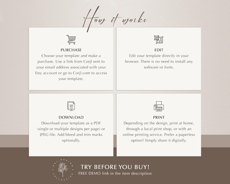 Editable Funeral Program Template Bundle, Pink Rose Memorial Suite, Funeral Templates, Printable, Instant Download image 8
