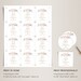 Gift Favor Tag Template With Light Pink Roses Thank You - Etsy